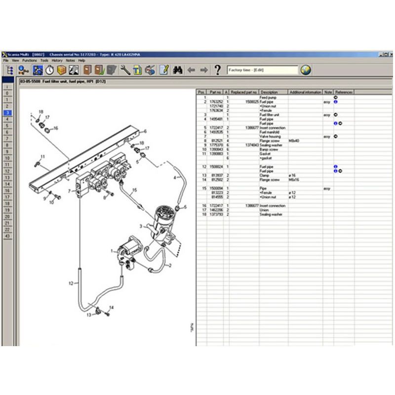 Multi Spare parts Catalog & Service Information for Scania VCI3