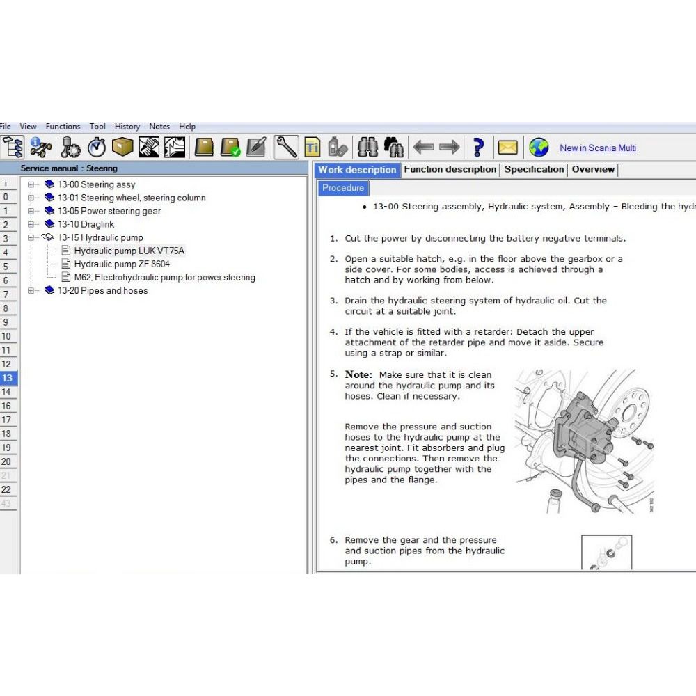 Multi Spare parts Catalog & Service Information for Scania VCI3