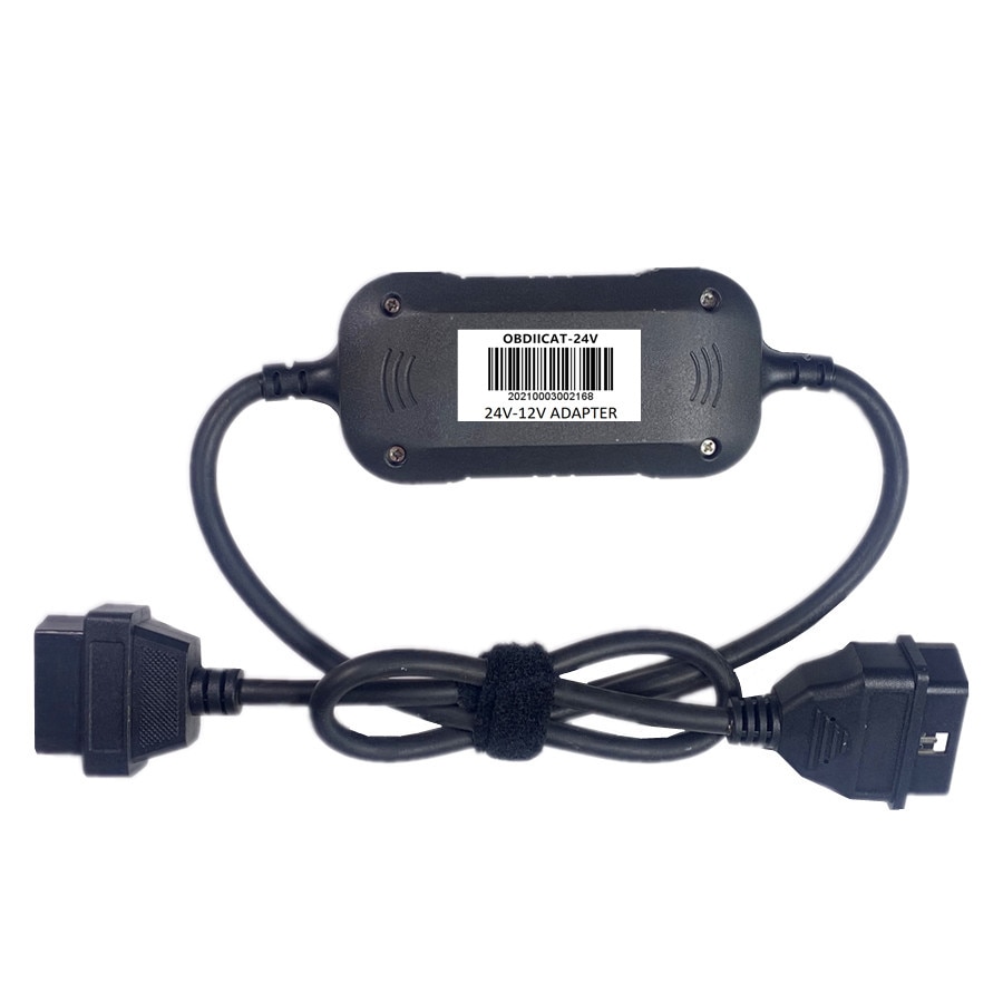 24V To 12V Converter OBD2 Adapter For Heavy Duty Truck Diagnostic OBD Scanner