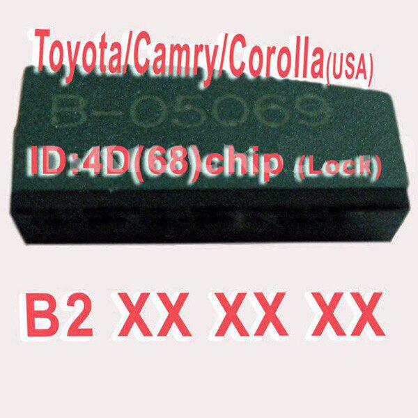 4D (68) Duplicabel Chip For Toyota/Camry/Corolla B2XXX 5pcs/lot