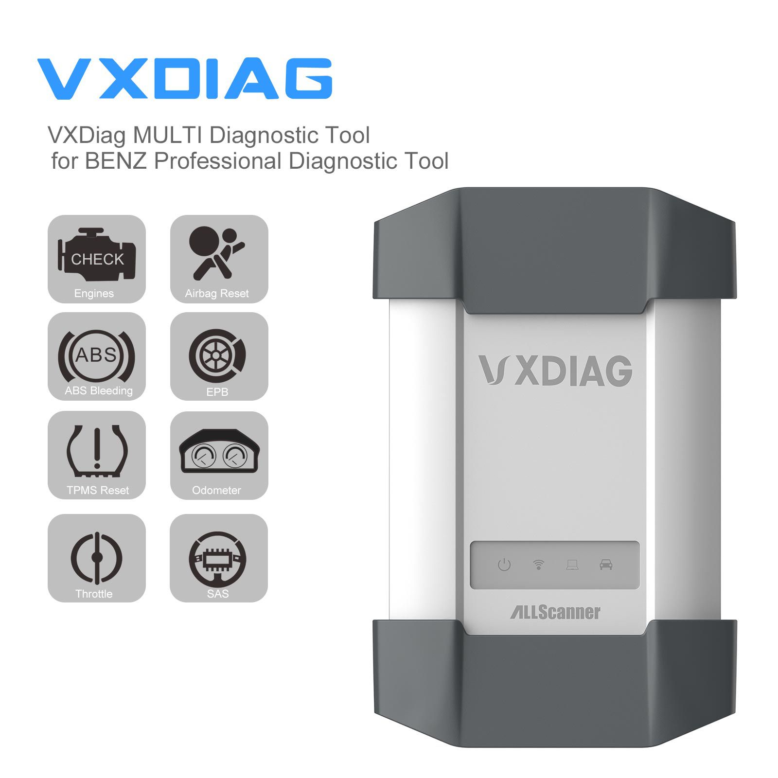 VXDIAG Benz C6 Star VXDIAG Multi Diagnostic Tool for Mercedes Without HDD