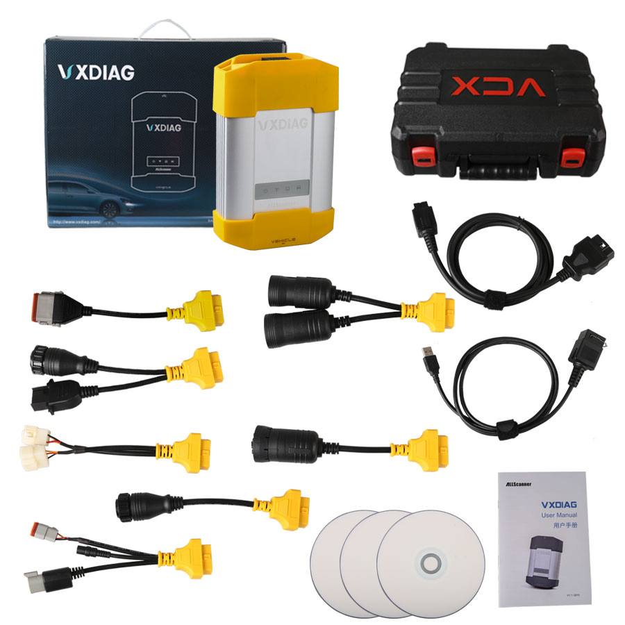 Allscanner VXDIAG VCX HD Heavy Duty Truck Diagnostic System for CAT, VOLVO, HINO, Cummins, Nissan