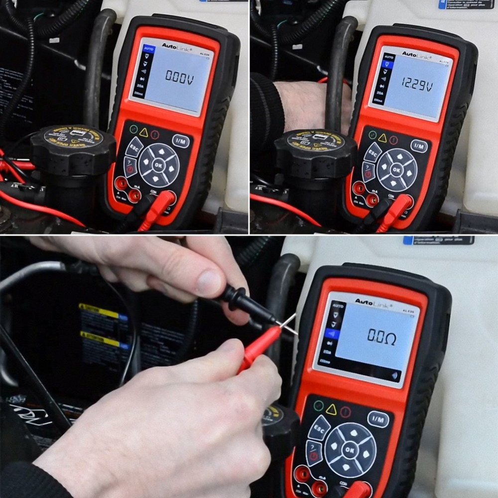 Original Autel AutoLink AL539 OBDII/CAN Scan Tool Update Online Multi Language Support