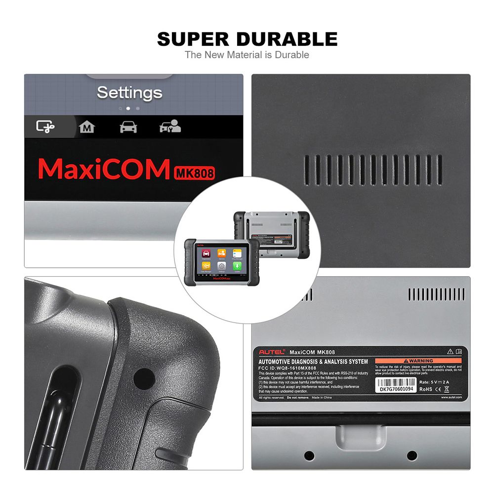 Original Autel MaxiCOM MK808 All System Diagnostic Tablet With 25 Special Functions Multi-Language