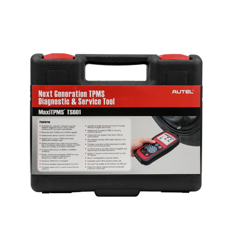 Autel MaxiTPMS TS601 TPMS Diagnostic and Service Tool Free Update Online Lifetime