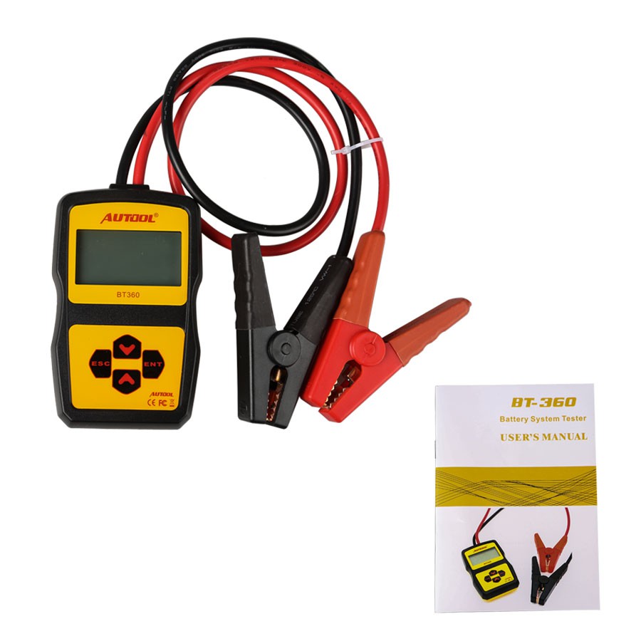 Original AUTOOL BT360  Battery Tester  with Portable Design