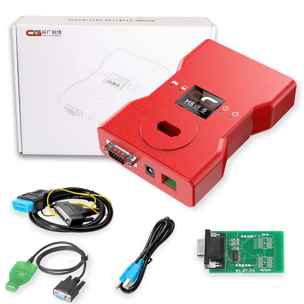 CGDI MB with AC Adapter Work with Mercedes W164 W204 W221 W209 W246 W251 W166 for Data Acquisition via OBD