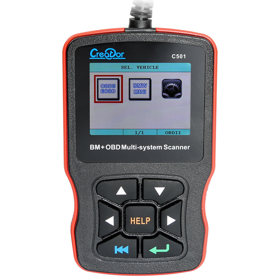 New Creator C501 BMW & OBDII/EOBD Multi-System Scanner