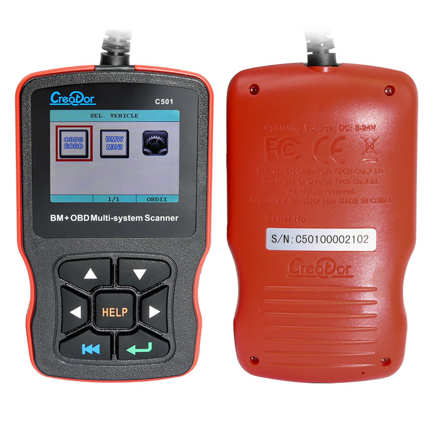 New Creator C501 BMW & OBDII/EOBD Multi-System Scanner