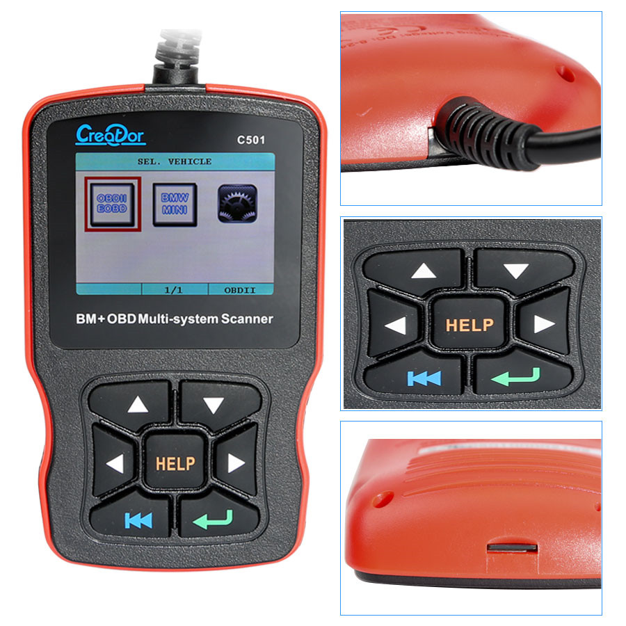 New Creator C501 BMW & OBDII/EOBD Multi-System Scanner