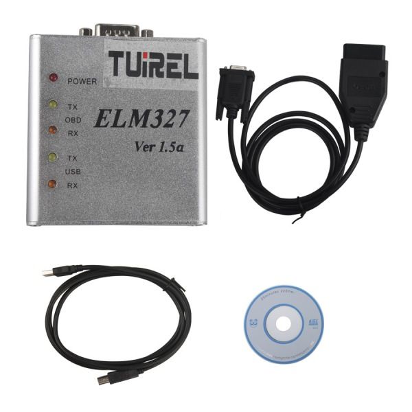 ELM327 1.5V USB CAN-BUS Scanner Software Software V2.1 Supports Two Platforms DOS And Windows.