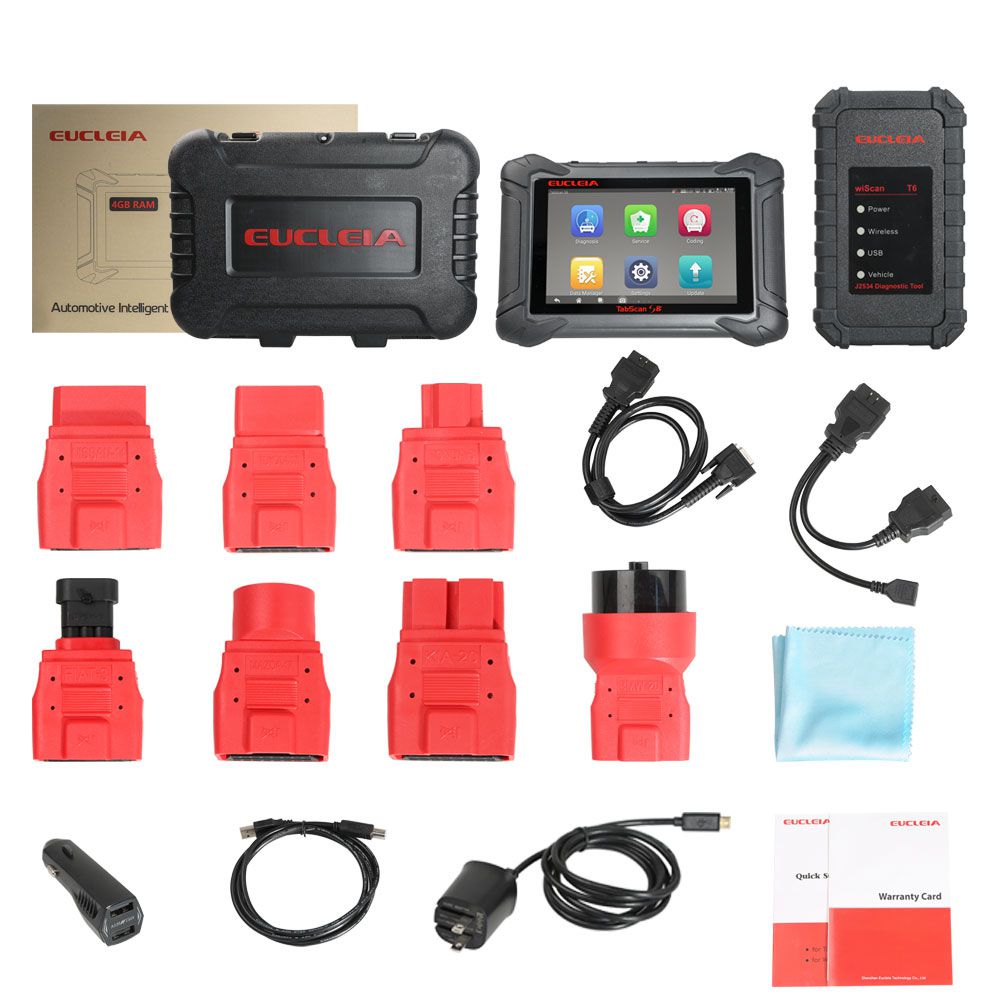 EUCLEIA TabScan S8 Automotive Intelligent Dual-mode Diagnostic System Free Update Online for 18 Months