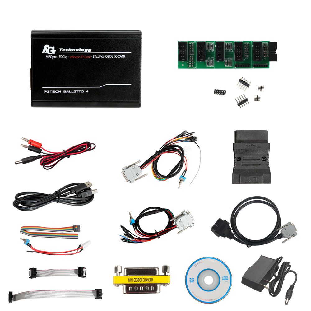 Latest Version V54  FGTech Galletto 4 Master BDM-Tricore-OBD Function ECU Programmer With Multi Language