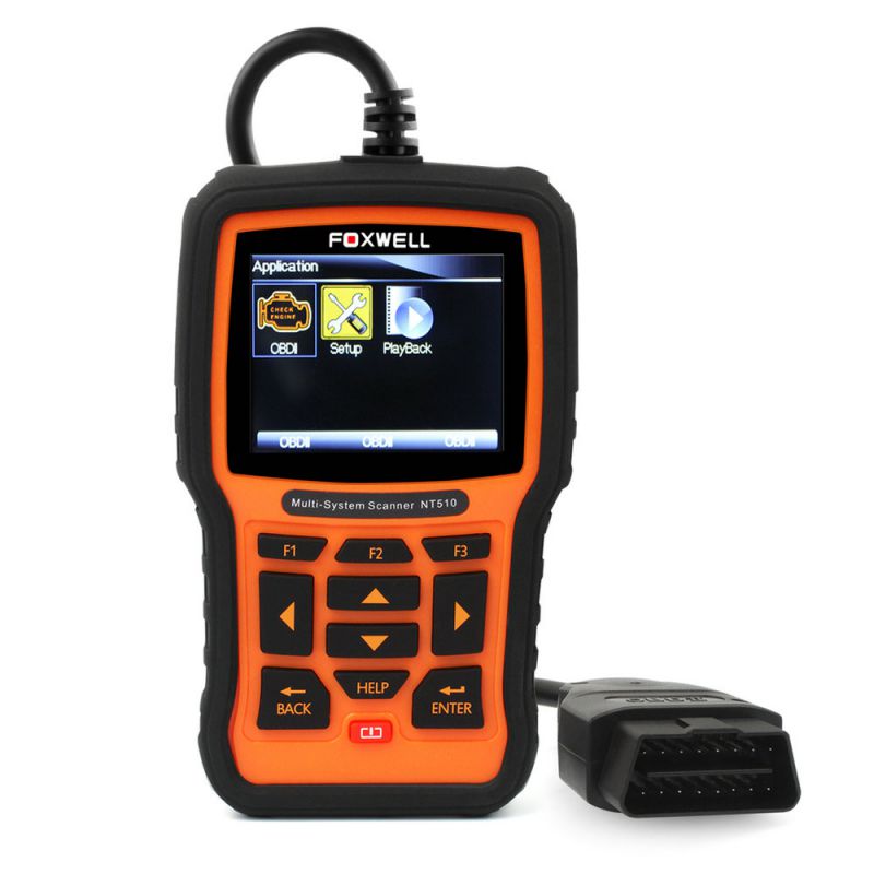 Foxwell NT510 Multi-System Scanner Support Multi-Languages