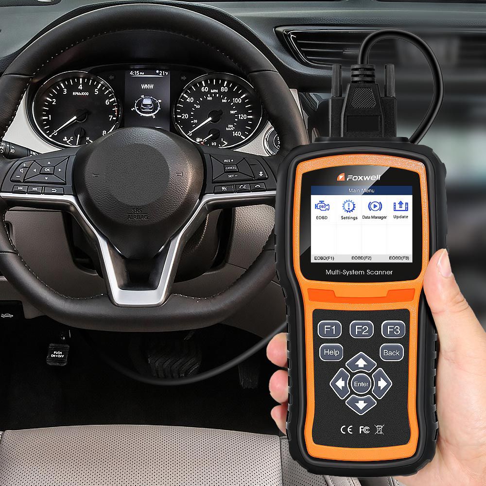 Foxwell NT530 Multi-System Scanner Support Latest BMW 2018/2019 & F Chassis Update Version of NT520