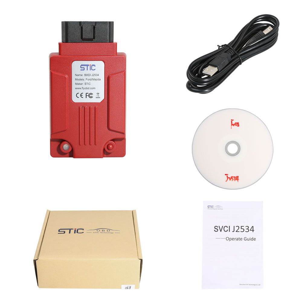 Newest SVCI J2534 Diagnostic Tool for Ford & Mazda IDS V125 Support Online Module Programming