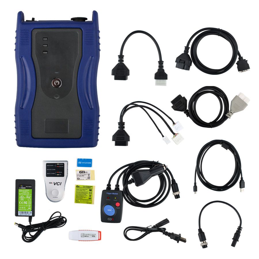 GDS VCI for KIA & HYUNDAI with Trigger Module Firmware V2.02 Software V19 Blue Version