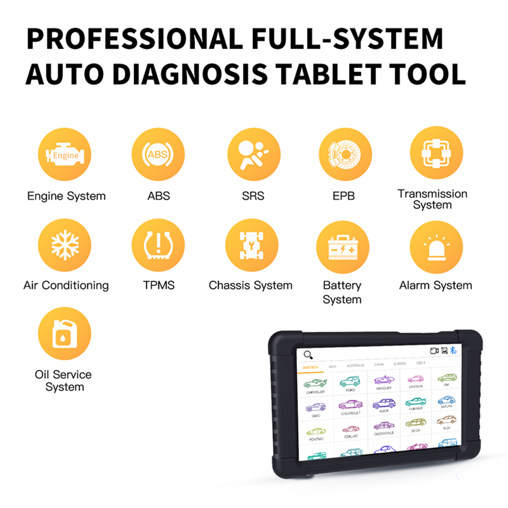 Humzor NexzDAS Pro Bluetooth Tablet Full System Auto Diagnostic Tool Professional OBD2 Scanner 3 Years Free Update