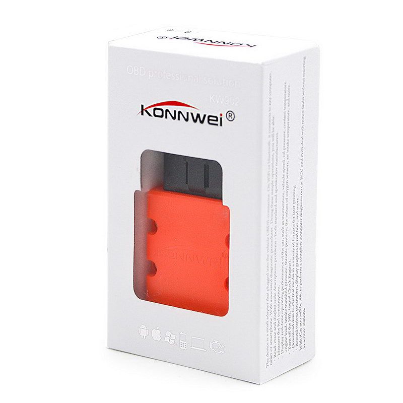 Konnwei KW902 ELM327 bluetooth OBD2 OBD-II Car Auto Diagnostic Scan Tools