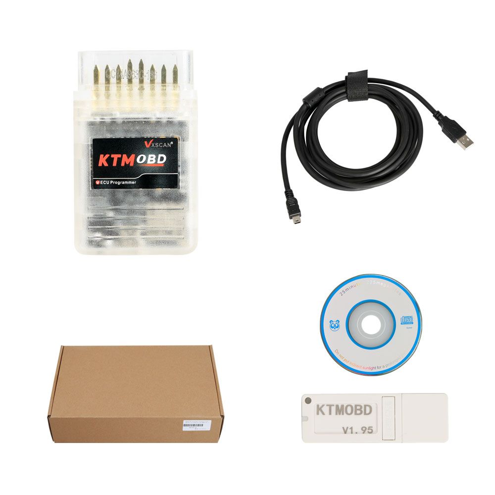 KTMOBD 1.95 ECU programmer & Gearbox Power Upgrade Tool Plug and Play via OBD