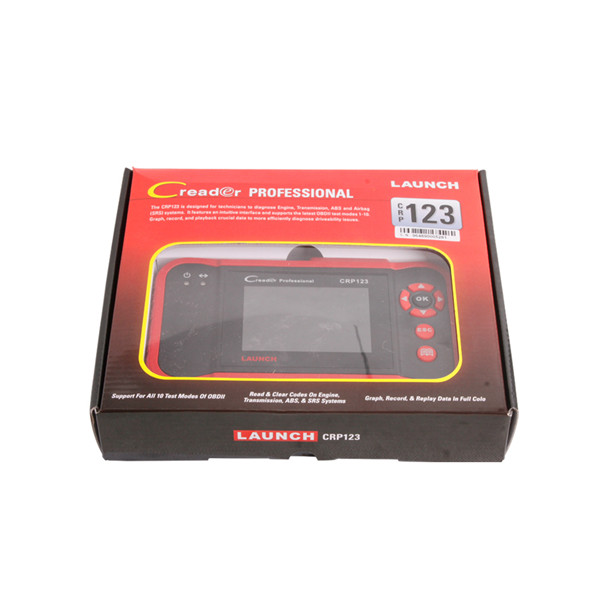 Launch CRP123 Update Online X431 Creader CRP 123 ABS, SRS, Transmission and Engine Code reader creader vii+ OBD2 OBDII scanner