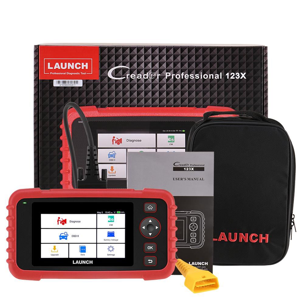 LAUNCH CRP123X OBD2 Code Reader for Engine Transmission ABS SRS Diagnostics with AutoVIN Service Lifetime Free Update Online