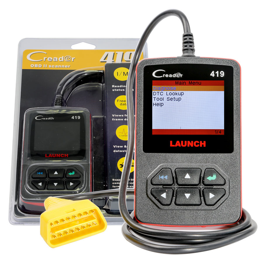 Launch CReader 419 DIY Scanner OBDII/EOBD Auto Diagnostic Scan Tool Code Reader