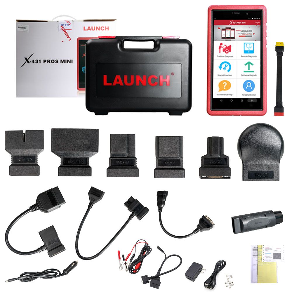 Launch X431 ProS Mini Android Pad Multi-System Diagnostic & Service Tool 2 Years Free Update Online