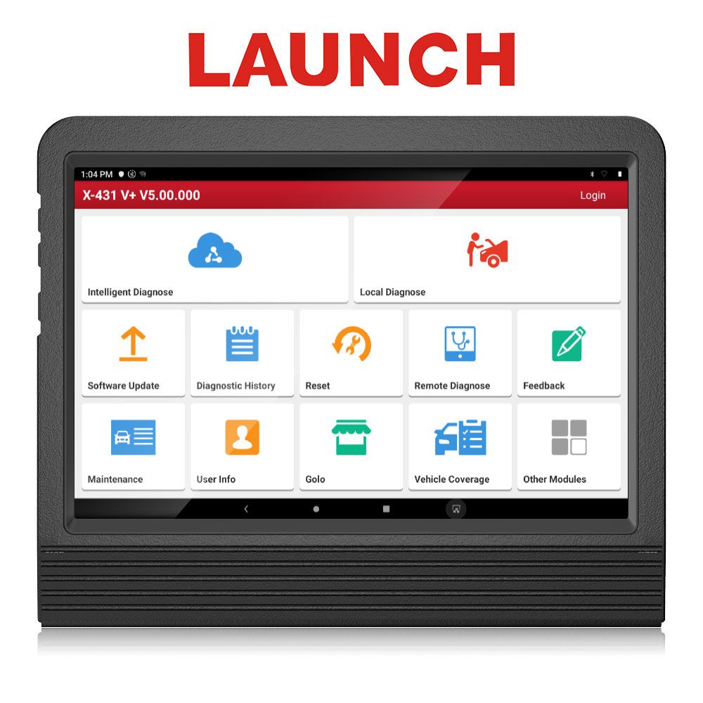 Launch X431 V+ 4.0 Wifi/Bluetooth 10.1inch Tablet Global Version 2 Years Free Update Online