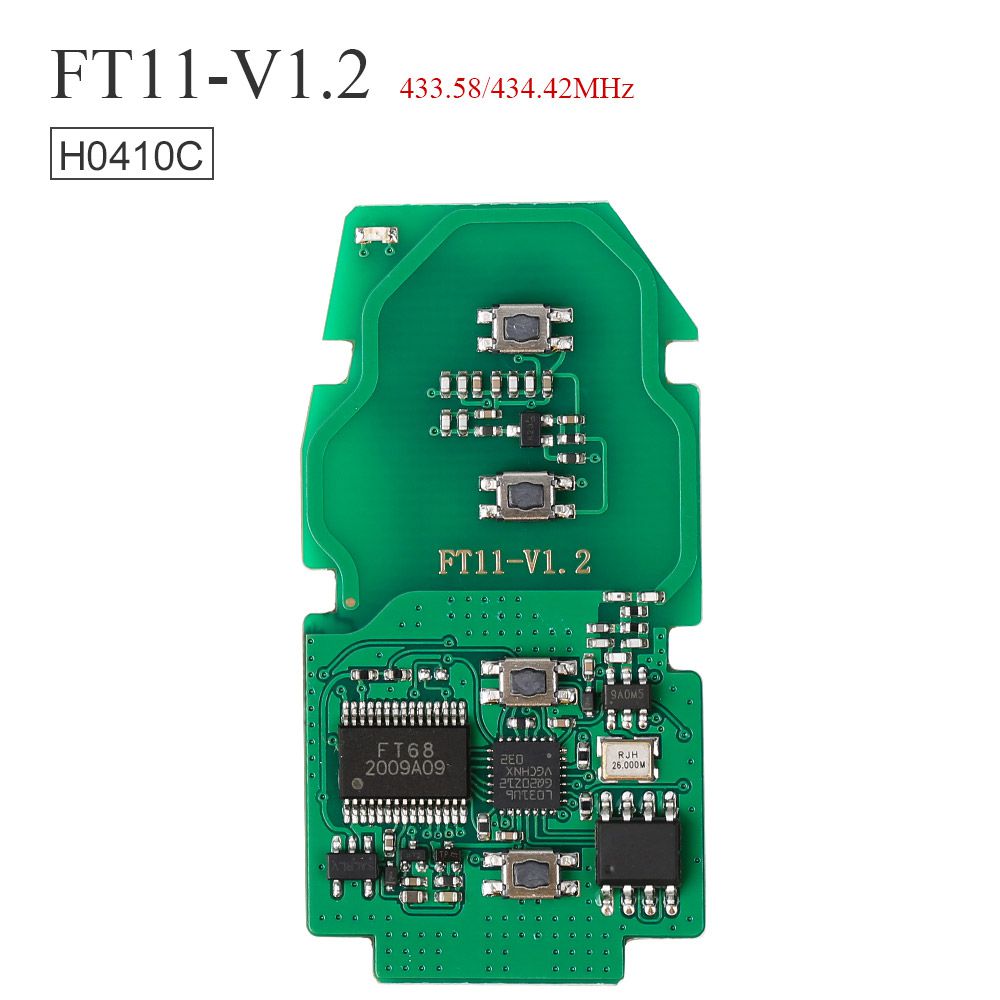 Lonsdor FT02 PH0440B Update Version of FT11-H0410C 312/314 MHz Toyota Smart Key PCB Frequency Switchable