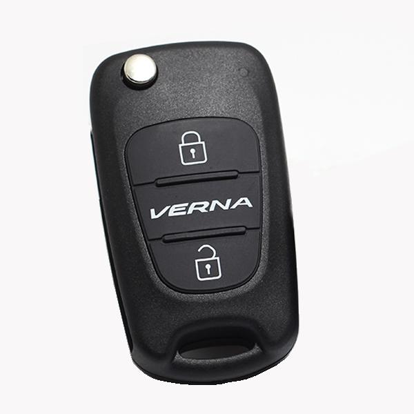 Modified Flip Remote Key Shell 2 Button For Hyundai Verna 5pcs/lot