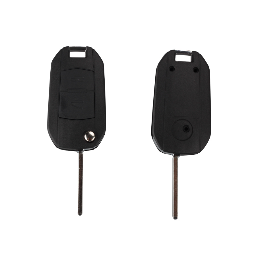 Modified Flip Remote Key Shell 2 Button (HU100) For Opel 5pcs/lot