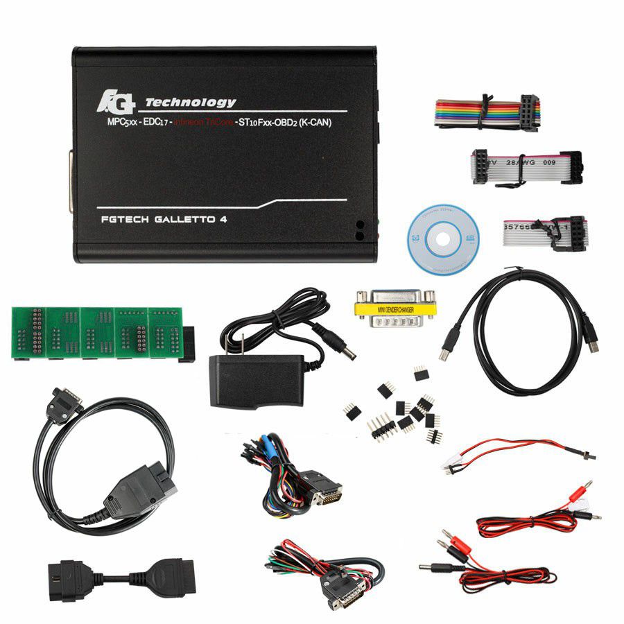 Latest Version V54 FGTech Galletto 4 Master BDM-Tricore-OBD Function ECU Programmer With Multi Language