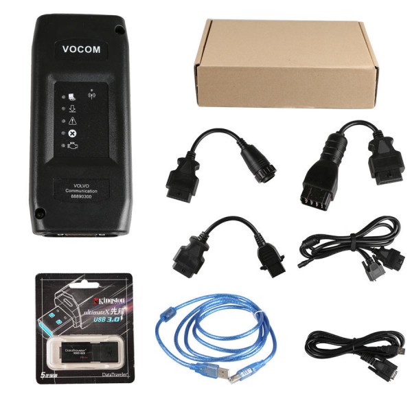 New Volvo 88890300 Vocom VCADS Interface PTT 2.03.20 Diagnose for Volvo/Renault/UD/Mack Truck