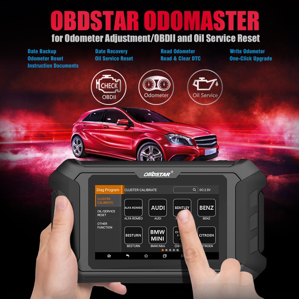 OBDSTAR ODO Master for Odometer Adjustment/Oil Reset/OBDII Functions