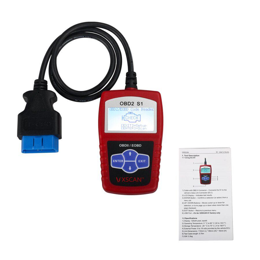 Original VXSCAN S1 EOBD OBDII DIY Code Reader