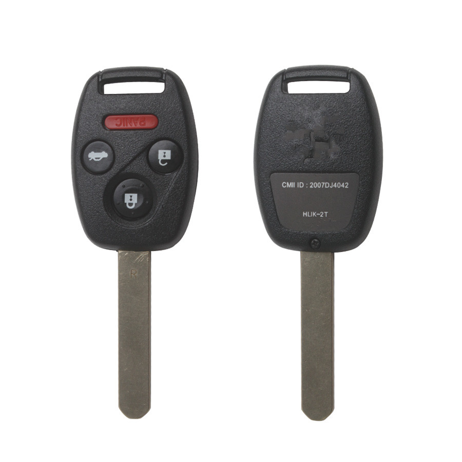 2005-2007 Remote Key For Honda  3+1 Button And Chip Separate ID:48( 433 MHZ ) fit ACCORD FIT CIVIC ODYSSEY 10pcs/lot