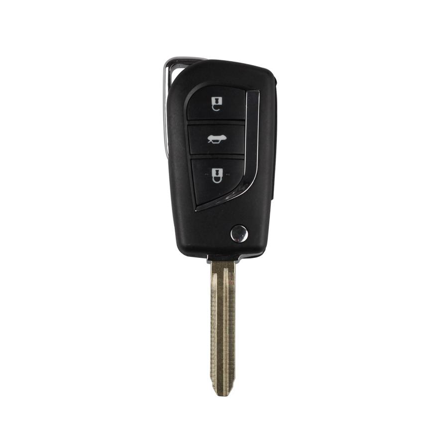 Modified Flip Remote Key Shell 3 Button for Toyota 5pcs/lot