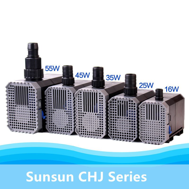 SUNSUN CHJ Series Aquarium Pump 500-6000L/H Adjustable Water Pump Pond Garden Fountain Pump Fish Tank Submersible Pump