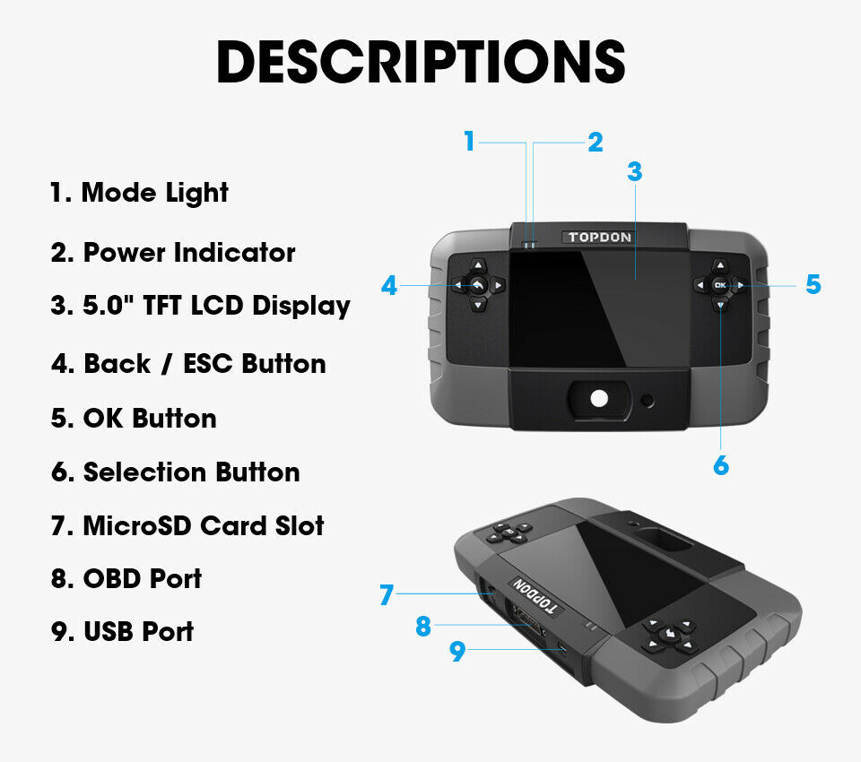 TOPDON T-Ninja1000 Key Programmer Immobilizer All Keys Lost for Entry-Level Locksmiths Professional Mechanics Automotive Tool