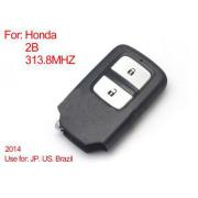 Intelligent Remote Control Key For Honda 2Buttons 313.8MHZ (Black)