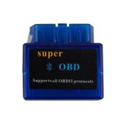 V1.5 Mini ELM327 ELM 327 OBD2 Bluetooth Interface Auto OBDII Diagnostic Scanner (Blue)