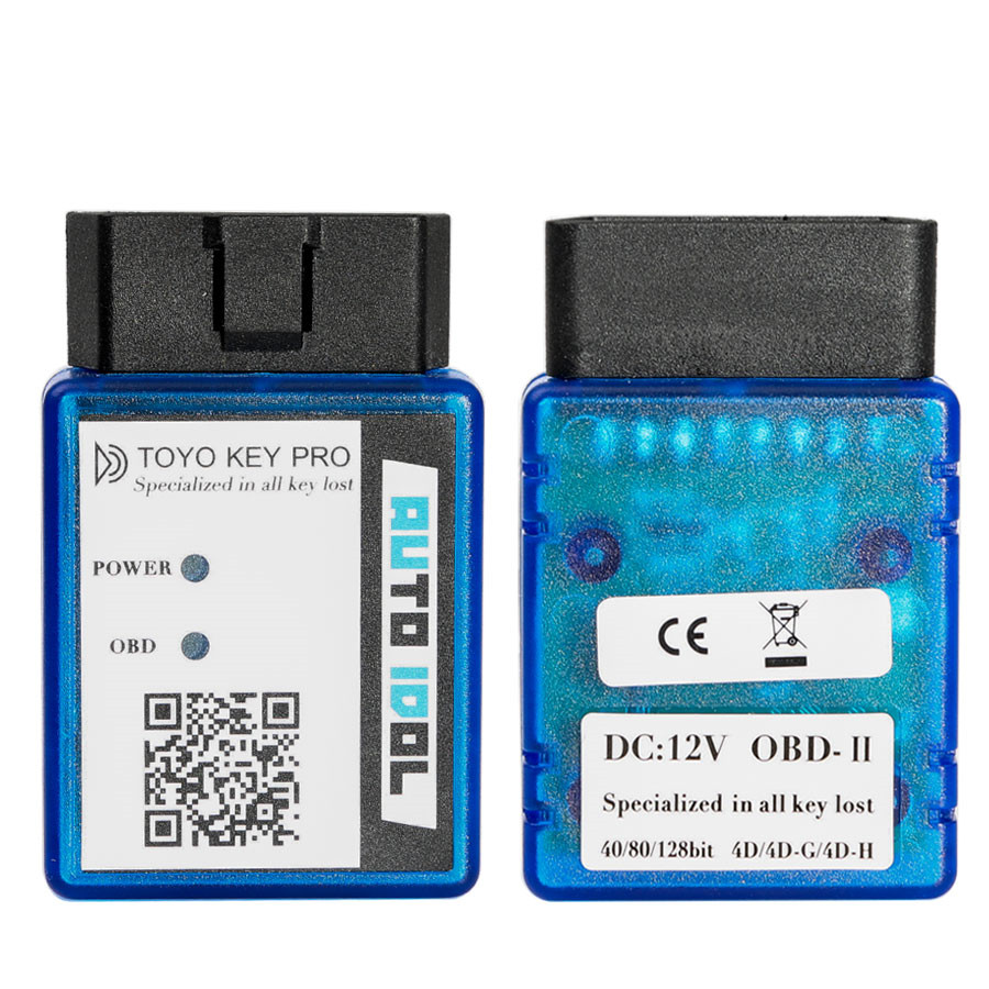 New Toyo Key Pro OBD II Support Toyota 40/80/128 BIT (4D, 4D-G, 4D-H) All Key Lost