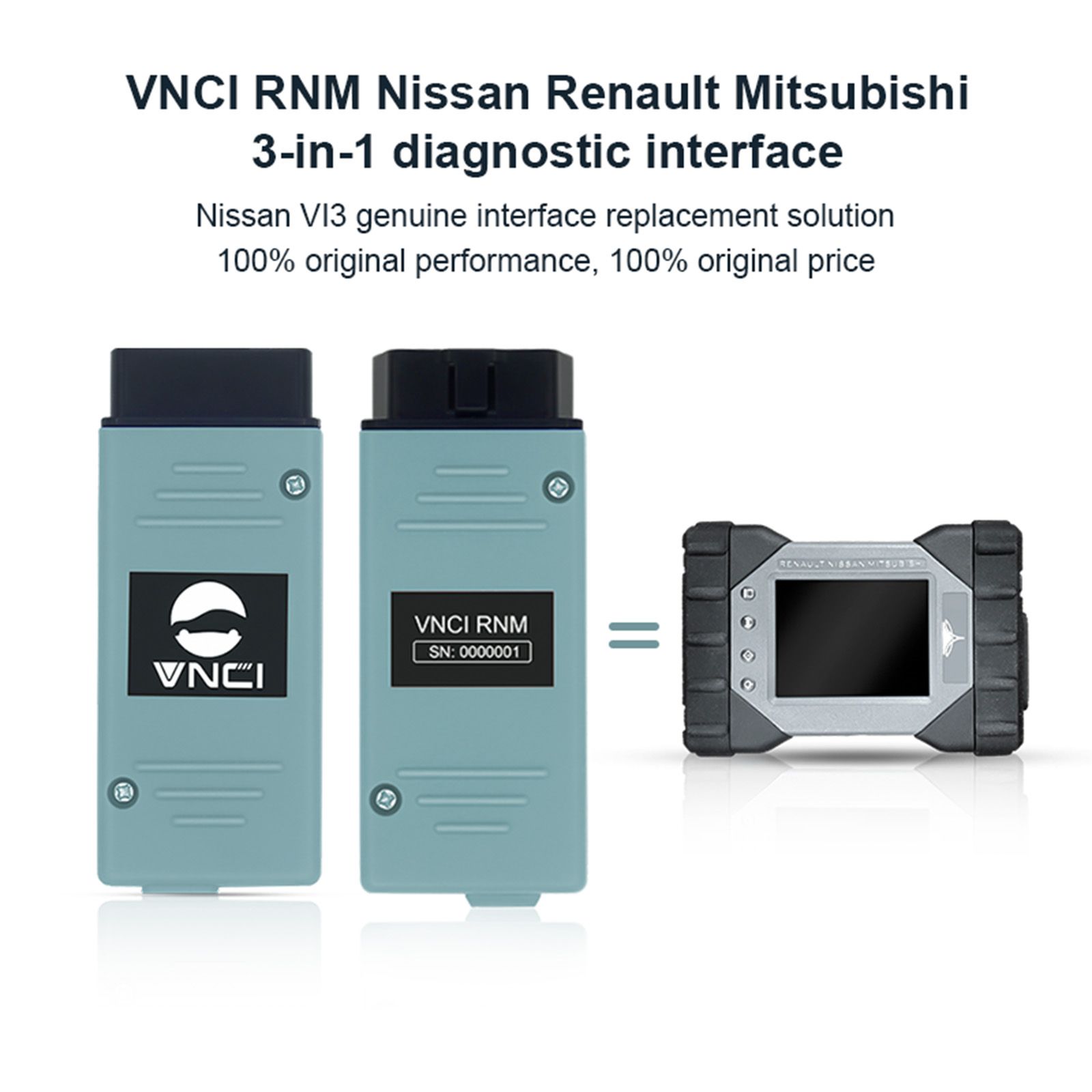 VNCI RNM Nissan Renault Mitsubishi 3-in-1 Diagnostic Interface