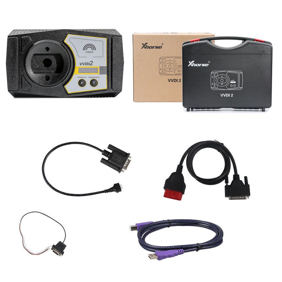 100% Original Xhorse VVDI2 VAG Version with Basic + VW 4th & 5th IMMO + OBD48 + 96bit 48-Clone + MQB + Porshe+ Peugeot