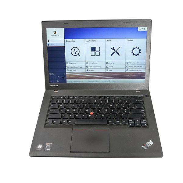 VXDIAG Porsche Tester III Piwis3 License with V38.40 Software SSD 240G and Lenovo T440P Laptop