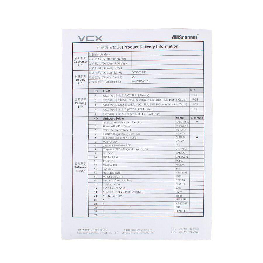 VXDIAG SUBARU SSM-III Multi Diagnostic Tool 2015.10