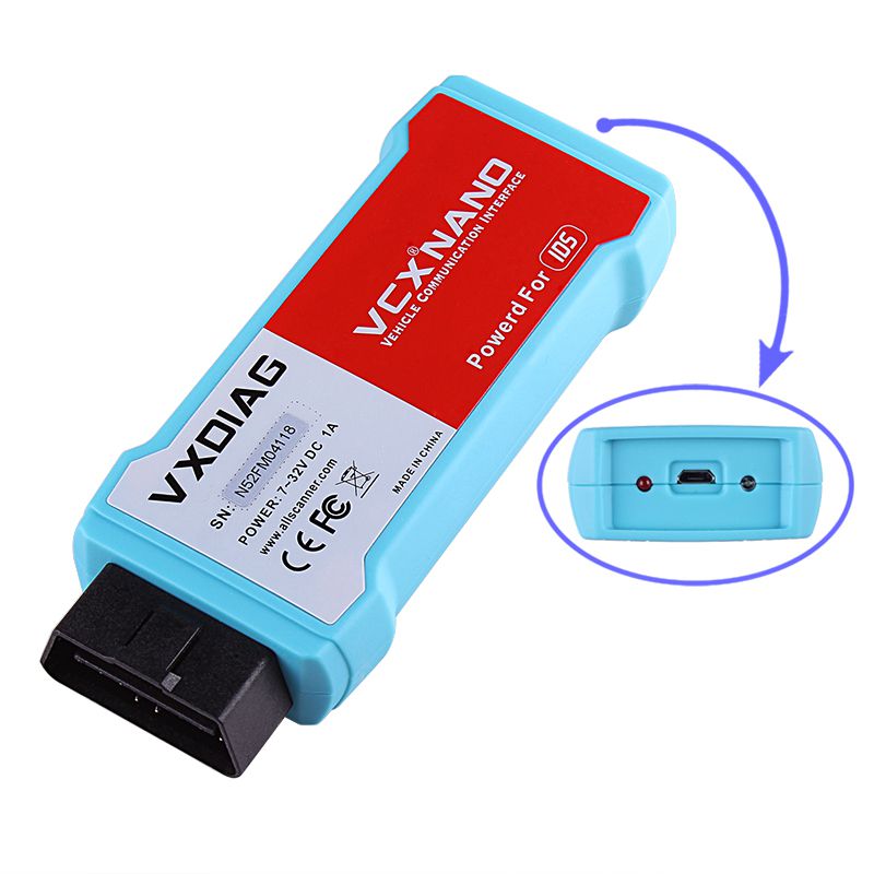 VXDIAG VCX NANO for Ford/Mazda 2 in 1 with IDS V125 Wifi Version