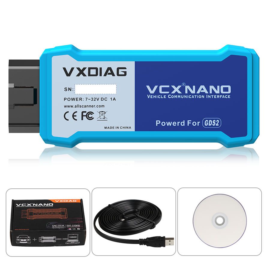 VXDIAG VCX NANO for GM/OPEL GDS2 V2021.4 Tech2WIN 16.02.24 Diagnostic Tool Wifi Version