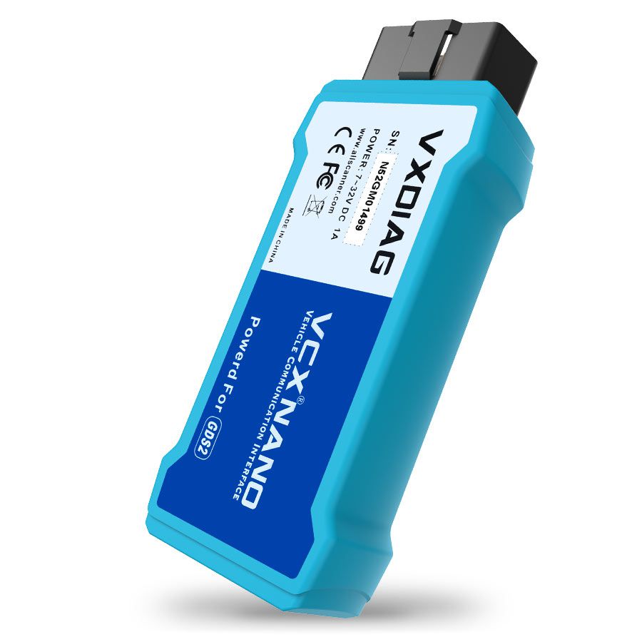 VXDIAG VCX NANO for GM/OPEL GDS2 V2021.4 Tech2WIN 16.02.24 Diagnostic Tool Wifi Version